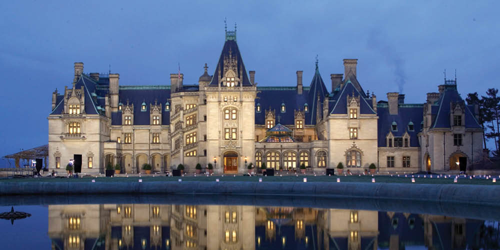 Get lost in style at the Biltmore Estate--its square footage totals four acres.