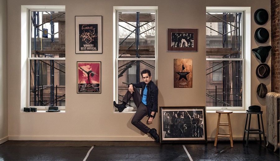 Andy Blankenbuehler, photographed on March 19, 2016, at his dance studio in Harlem.