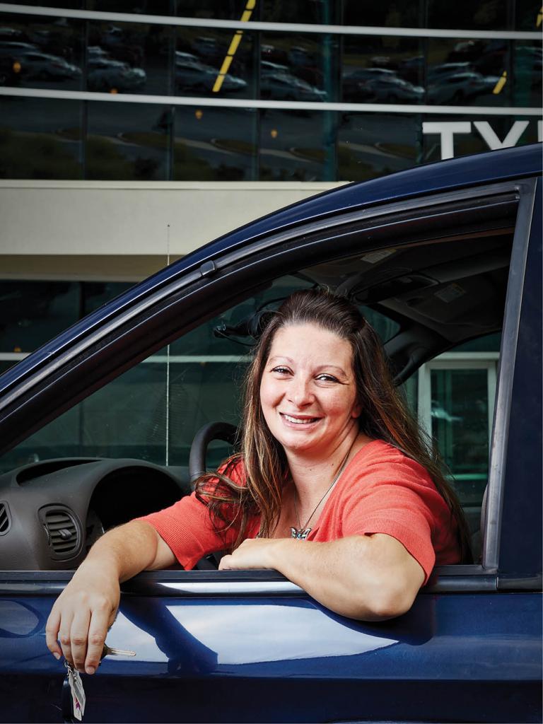 Tracy Summers acquired her new set of wheels through Changing Gears.