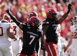 Bearcats Take Down Ranked Iowa State in a Field-Storming Victory